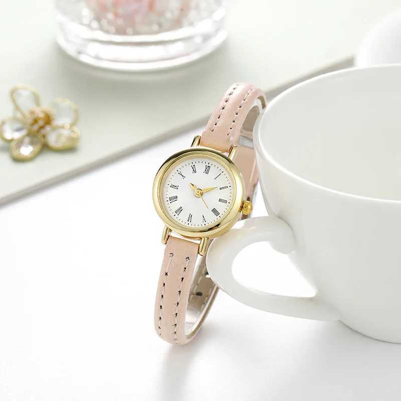 Classic Womens Casual Quartz Leather Band Strap Watch New Round Analog Clock Wrist Watches Designer WatchesX240923