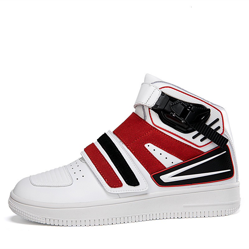 ddmytiger new men's and women's riding with high top, wear-resistant, height increasing, anti slip, couple motorcycle shoes C ddmythur