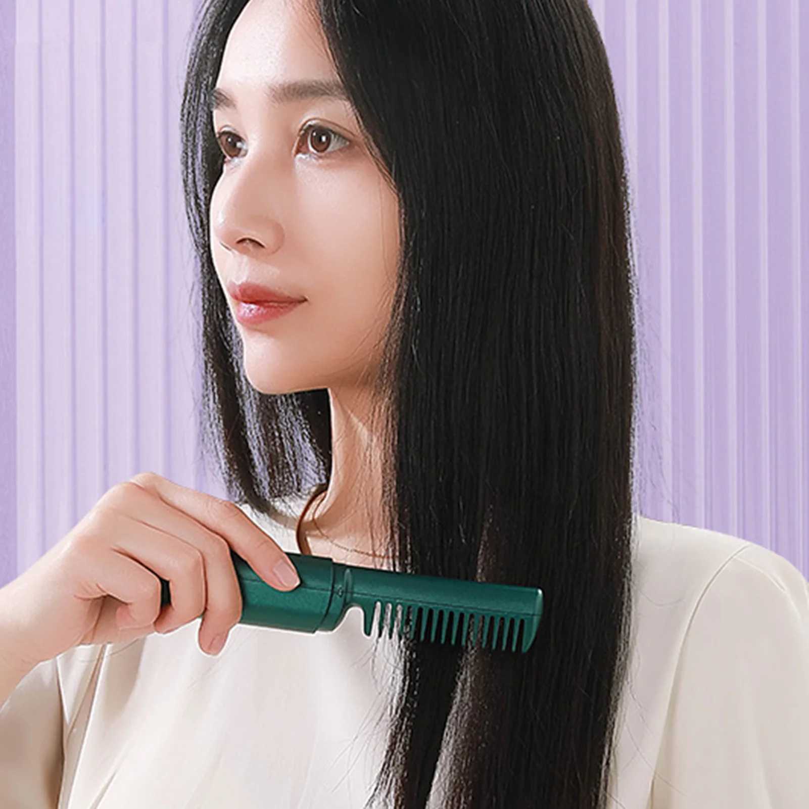 Mini straightener with negative ion moisturizing hair care and heating suitable for various hairstyle designs CL240923