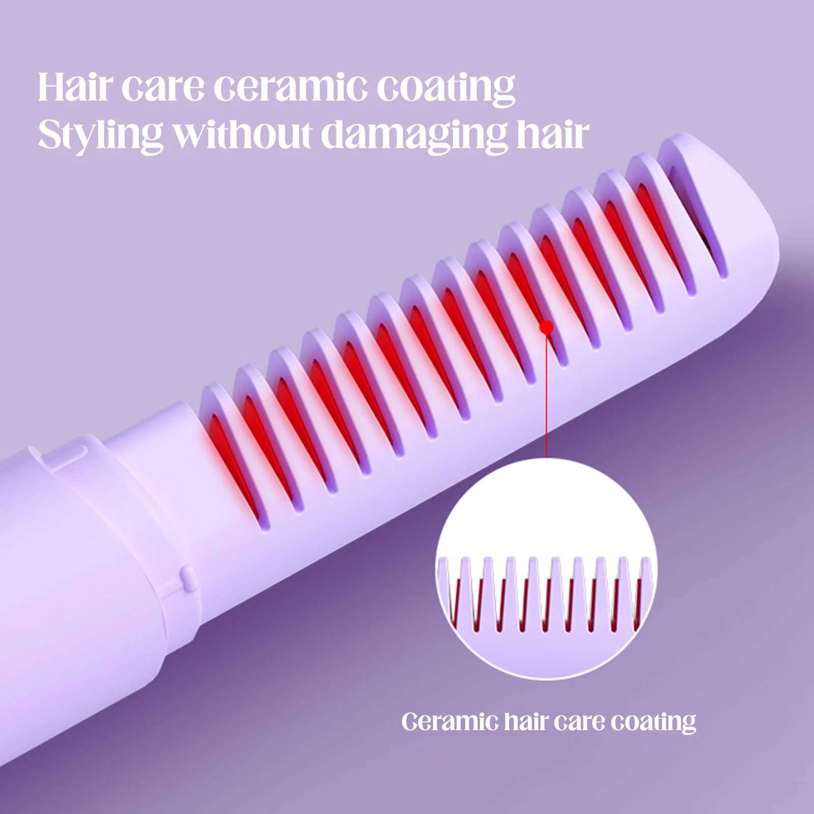 Dual purpose straightener for various hairstyle designs CL240923