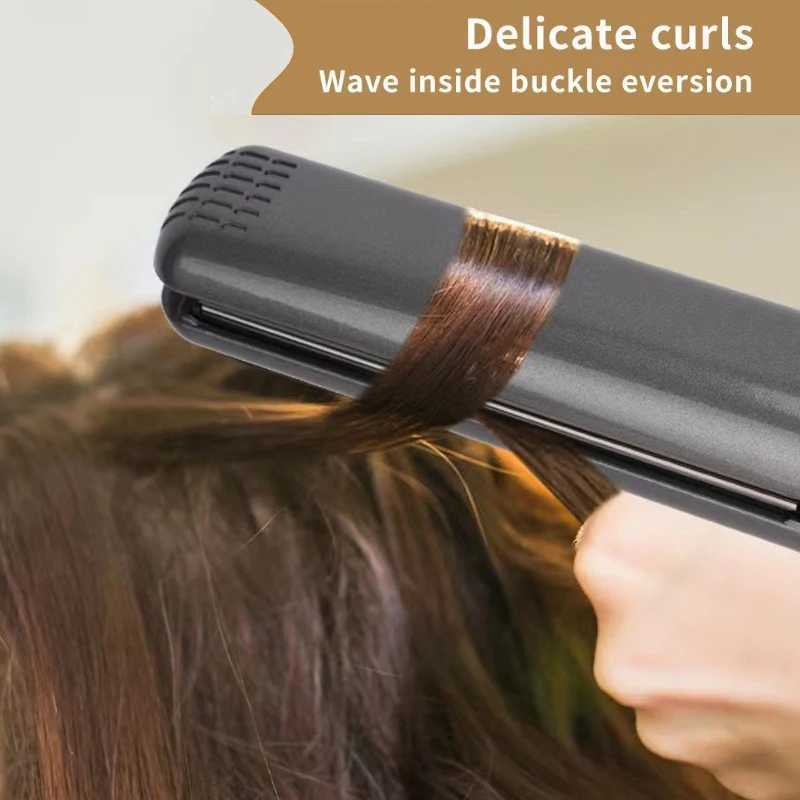 Electric Ceramic Mini Straightener Neutral Portable Flat Iron Wet/Dry Straightening Curler CL240923