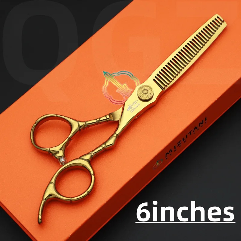 MIZUTANI Professional hair cutting tool hair salon hair cutting ultra-thin scissors set 6.0 inch hair scissors tool VG10 241228