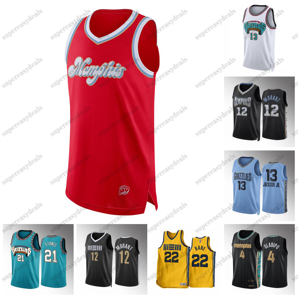 Grizzlies 2024-25 basketball jerseys Morant 22 Bane 13 Jackson Jr. 36 Smart 7 Aldama Clarke Edey Jackson II Kennard Konchar LaRavia Pereira Rose Spencer Wells