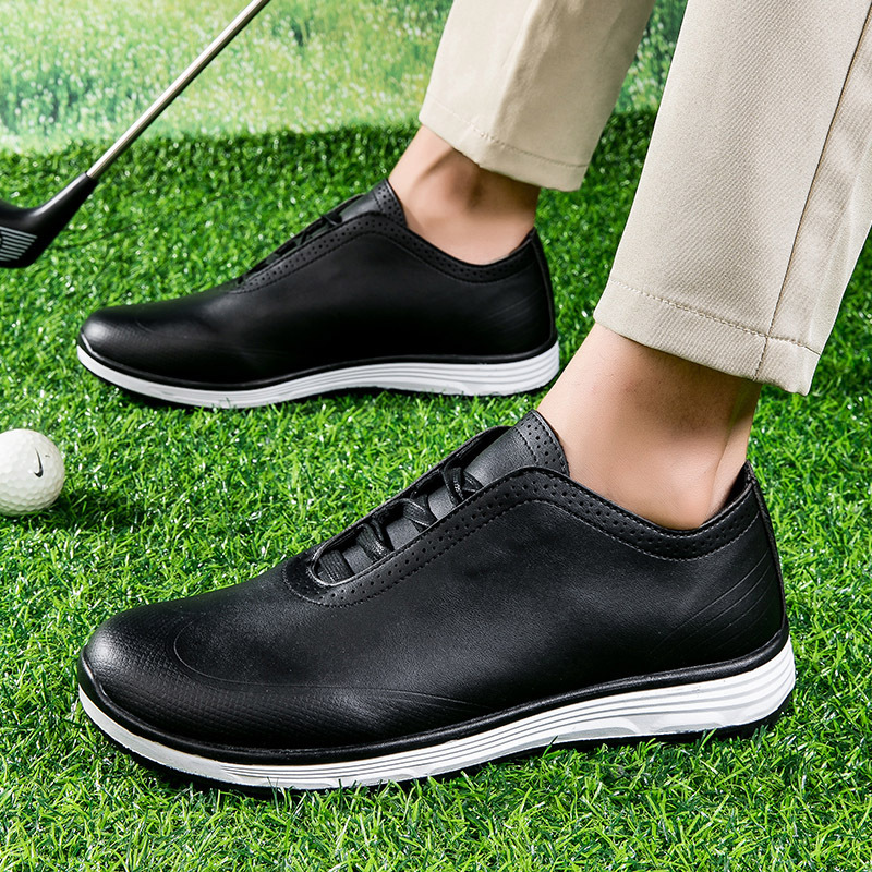 ddmytiger 2024 new comfortable men's fashionable wear-resistant microfiber golf shoes, anti slip and waterproof casual sports shoes C ddmythur