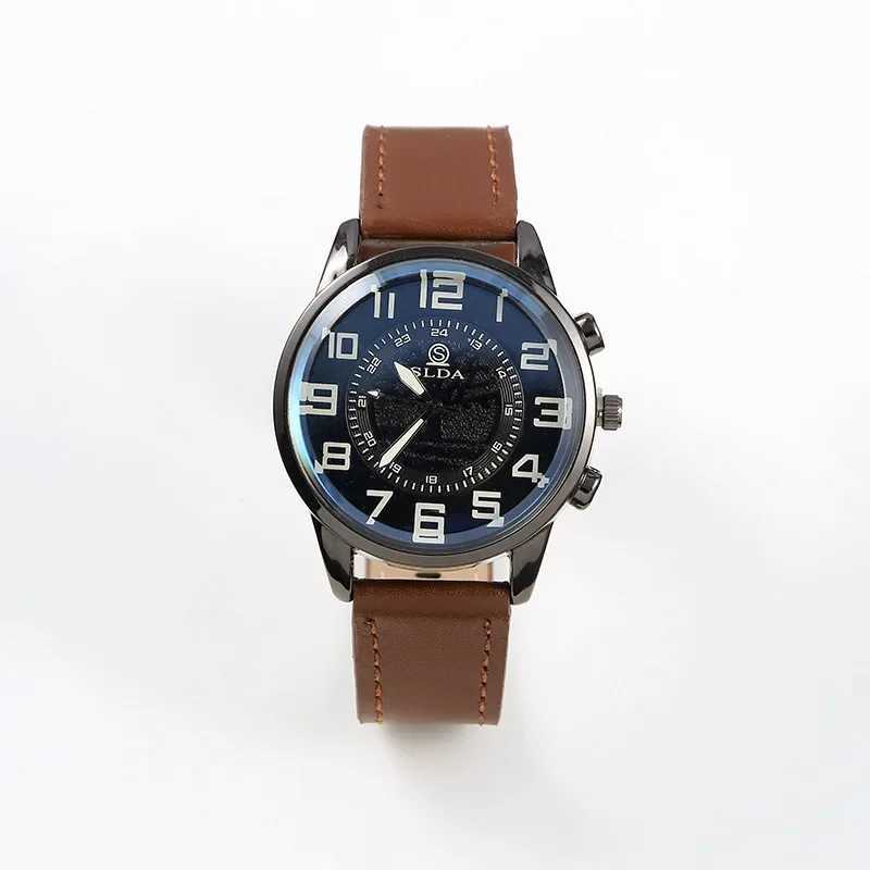 Mens Exquisite Male Leather Quartz Wristwatch Business Gentle Clock Casual Watch Elegant Relogio Masculino Fashion Saati GiftX240923