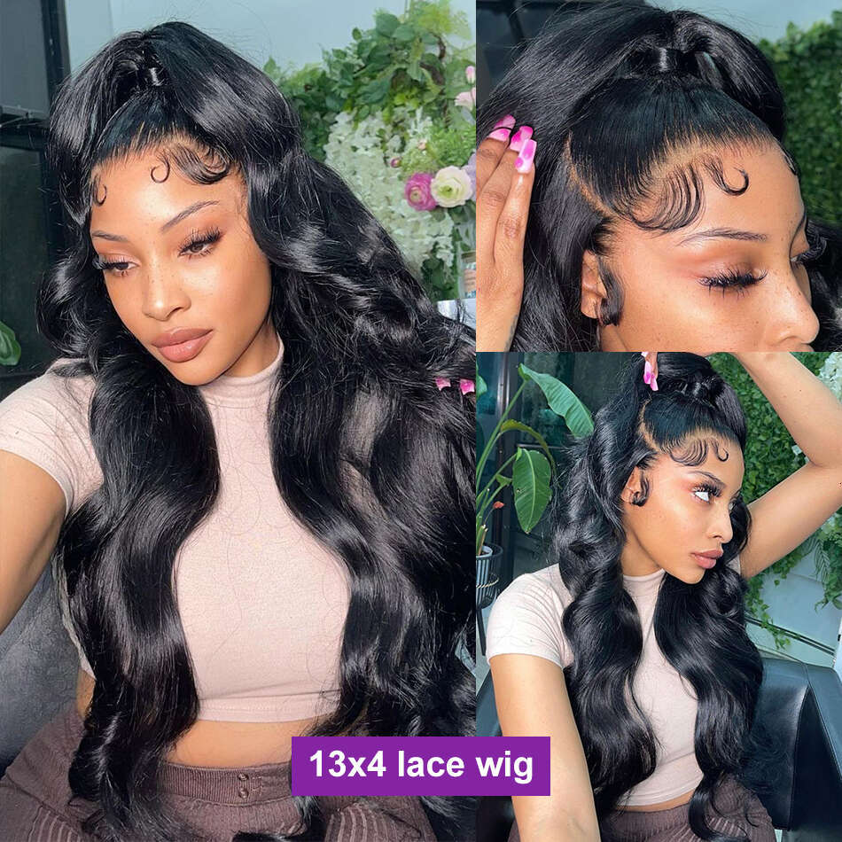40 Inch Body Wave 13x6 Hd Frontal Wig Human Hair 360 Brazilian Pre Plucked For Women 13x4 Lace Front Wigs 4x4 5x5