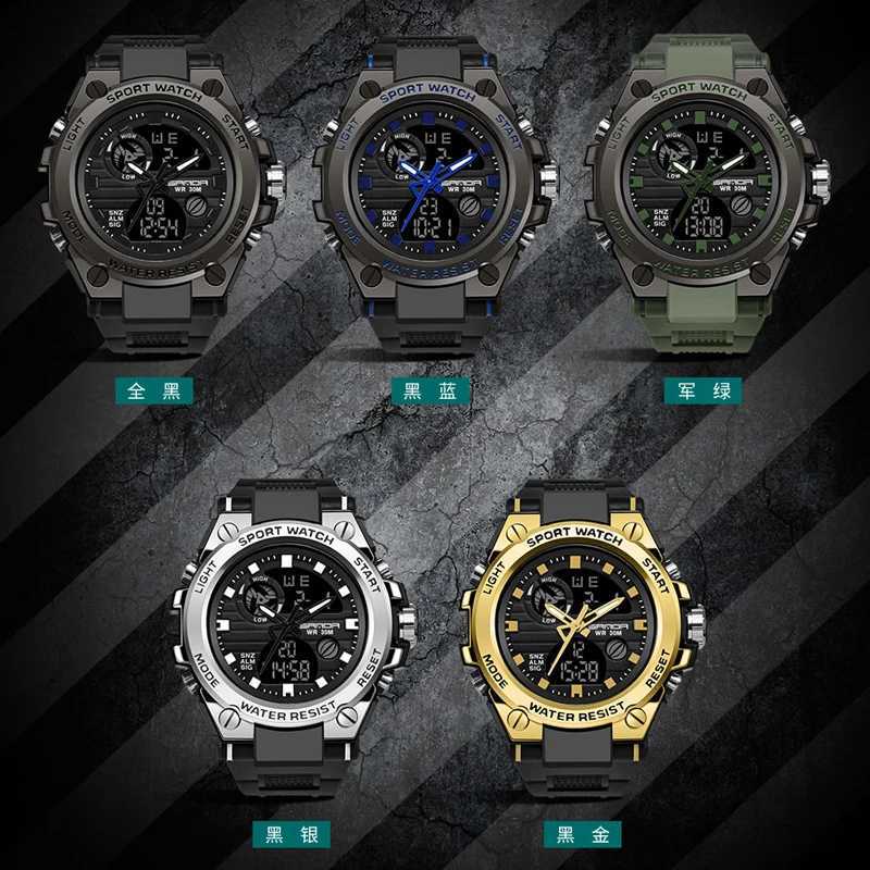SANDA G Style Mens Digital Watch Date Military Sports Watch Waterproof Electronic Watch Mens Watch Orologio da uomo 739 W240923