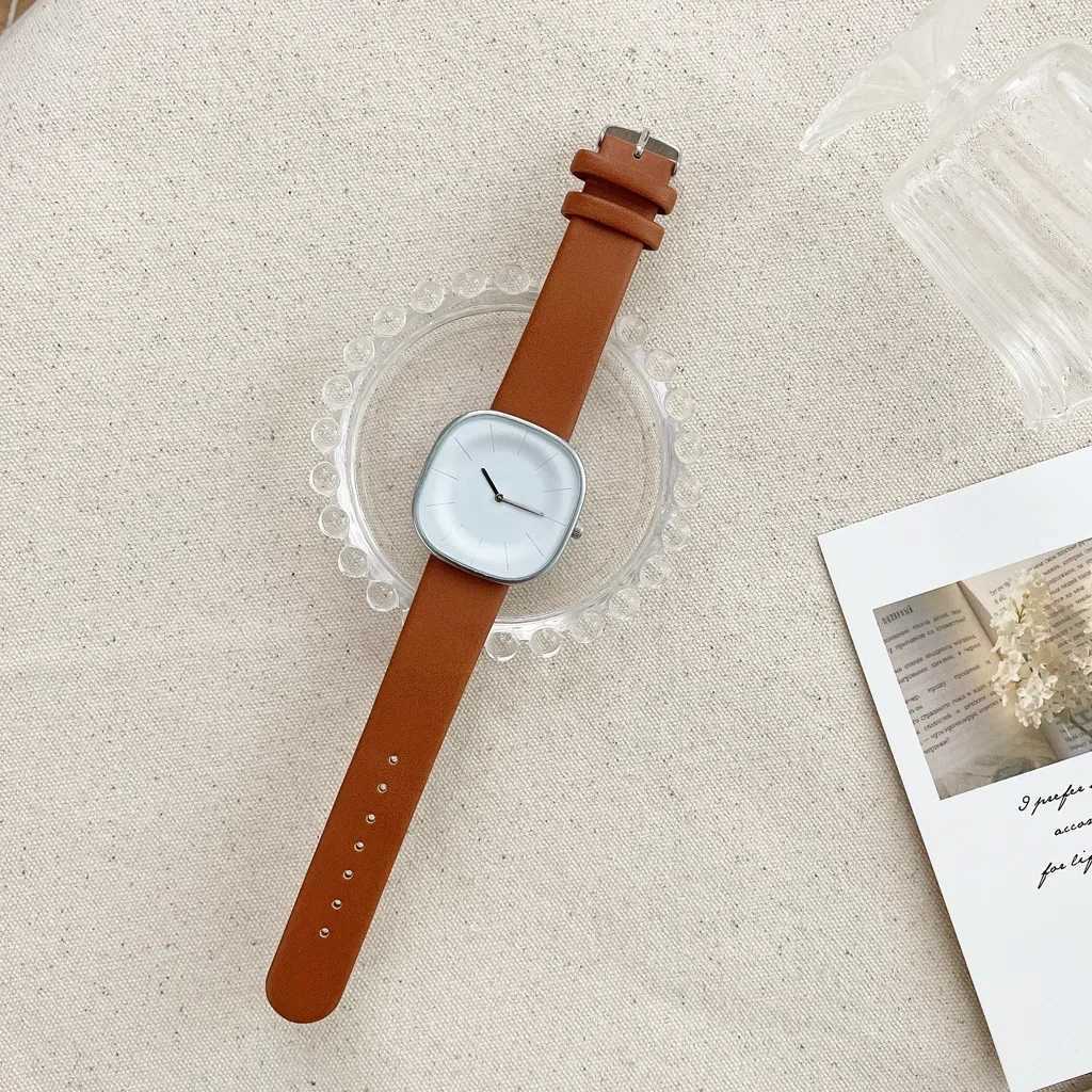 2024 Women Fashion Watch Casual Leather Belt Watches Simple Ladies Round Dial Quartz Wristwatches Dress Clock Reloj Mujer GiftX240923
