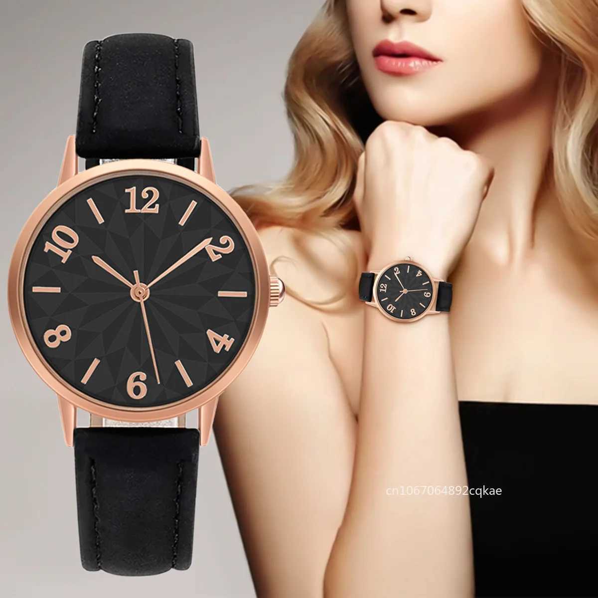 Fashion Women Watch Matte Leather Strap Wristwatch Quartz Watches for Women Gift Reloj Mujer Relogios Feminino Zegarek DamskiX240923
