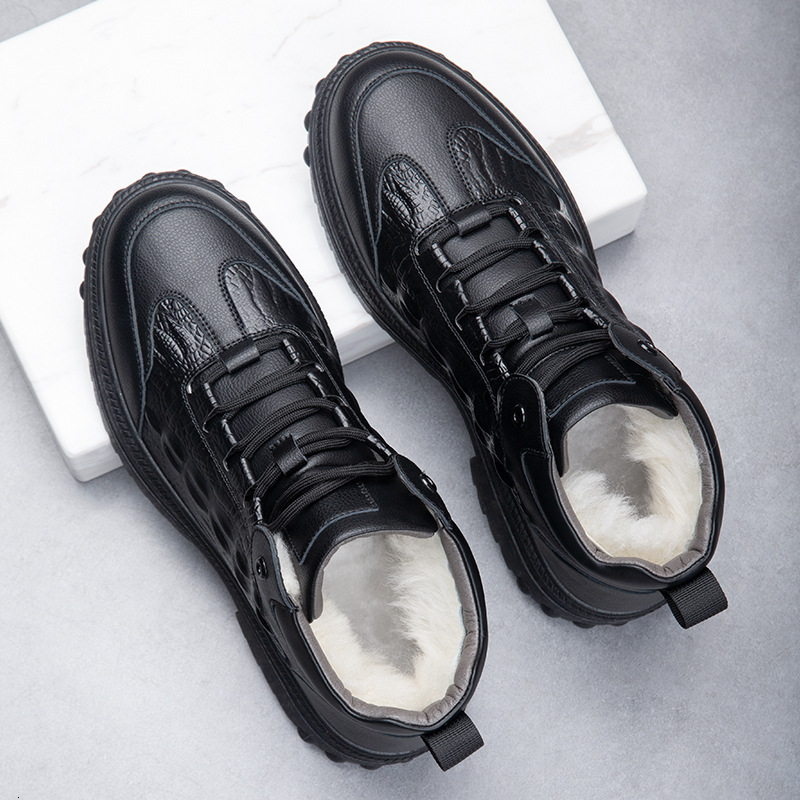 2025winter New Men's Cotton Shoes Outdoor Warm Winter Snow Boots