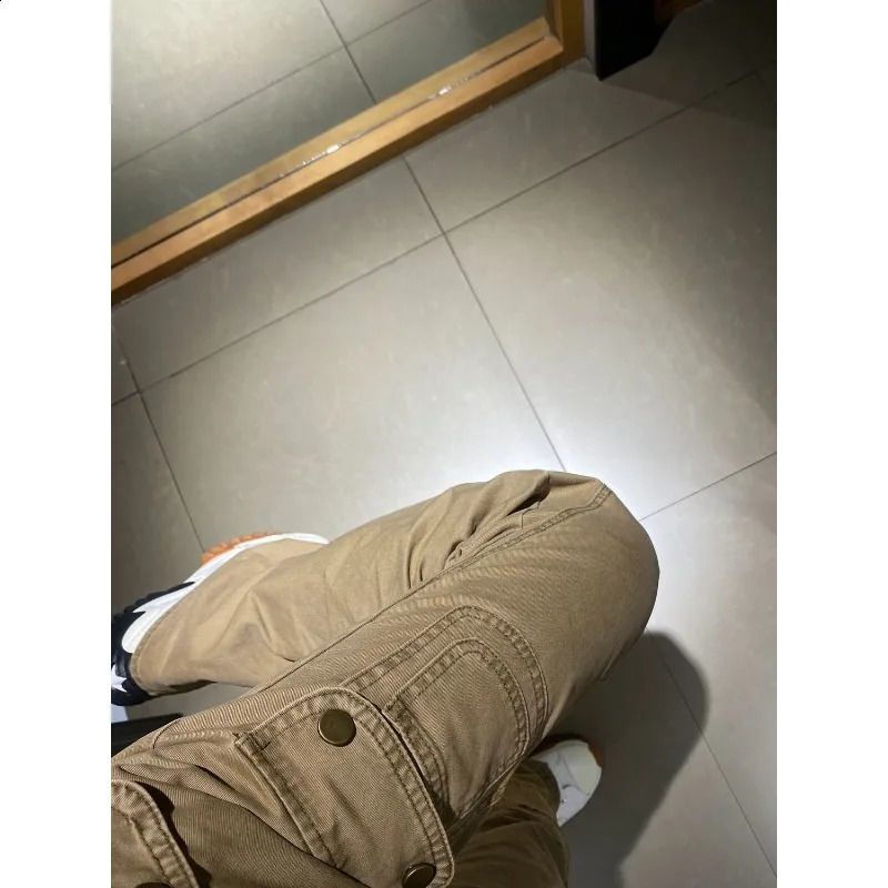 QWEEK Baggy Vintage Cargo Jeans Women America Style High Street Y2k Wide Leg Denim Pants Harajuku Casual Summer Basic Trousers 240918