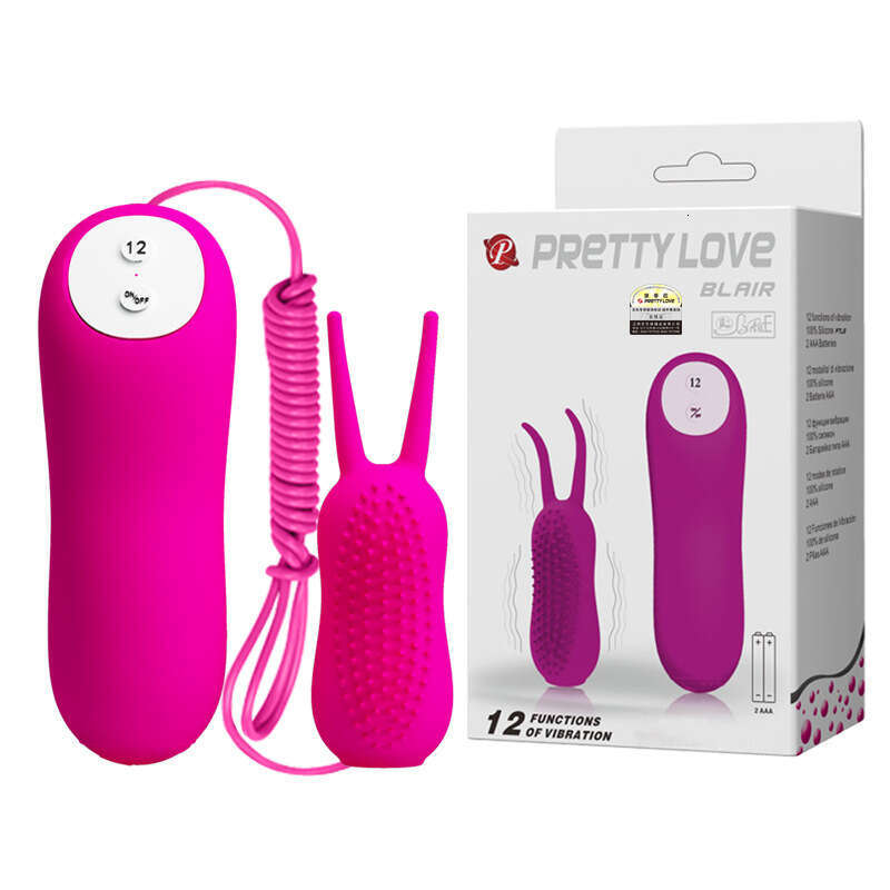 Pretty Love Powerful Vibration Silicone Massage Stick Remote Control Jumping Egg Fan Sea Chasing Trend BI-014321
