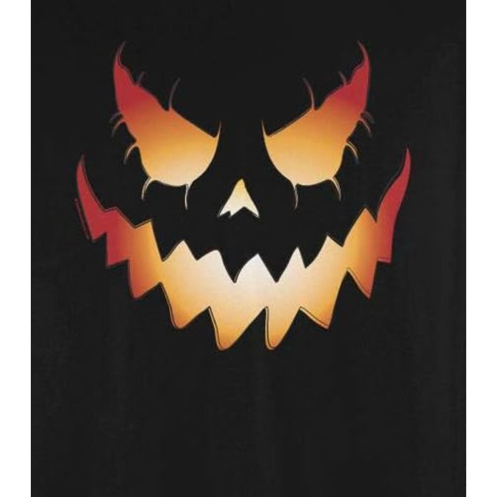 Long Sleeve Shirts for Men sweatshirt Halloween Evil Jack-o shaped Pumpkin Black Adult Long sleeved T-shirt T shirt Tee Streetwear Casual tops clothes