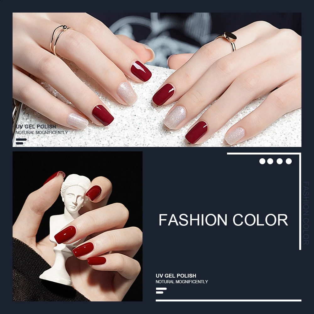 MOSKANY 20/30 pieces UV gel nail polish set semi permanent nail polish varnish soap nail art decal basic coating set 240921 - view 6