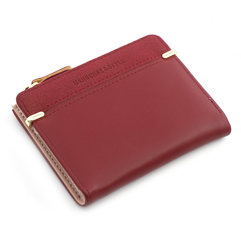 Wallets Womens Short Pink Coin Purse Fashion Wallets Woman Card Holder Small Ladies Wallet Female Hasp Mini Clutch for Girl