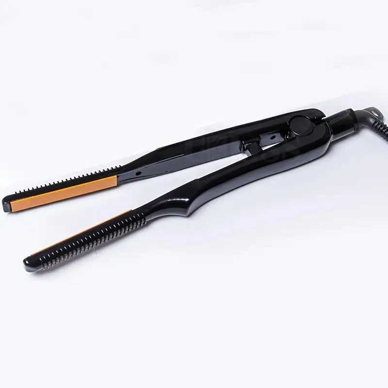 Small flat iron mini straightener for short hair fast heating 3/10 inch beard straightener CL240923