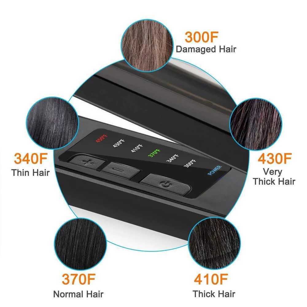 Steam straightener professional salon ceramic tourmaline steam straightener CL240923