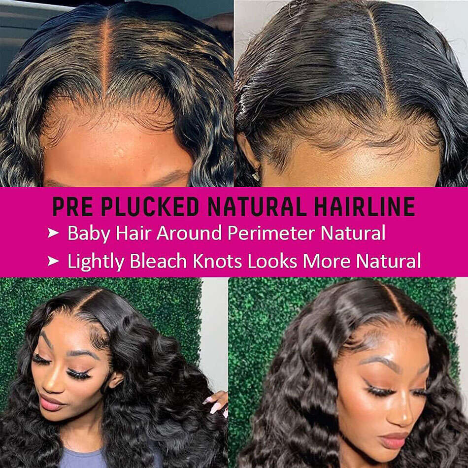 250 Density 13x6 Hd Loose Deep Wave Frontal Wig 30 34Inch Glueless 13x4 Curly Lace Front Human Hair Wigs For Women On Sale