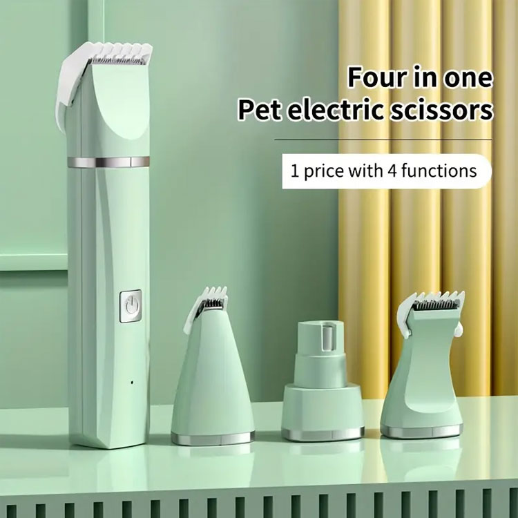 Electric Cat & Dog Groomer - Charging Shaving Machine with Anti-slip Padded Cutting Blade