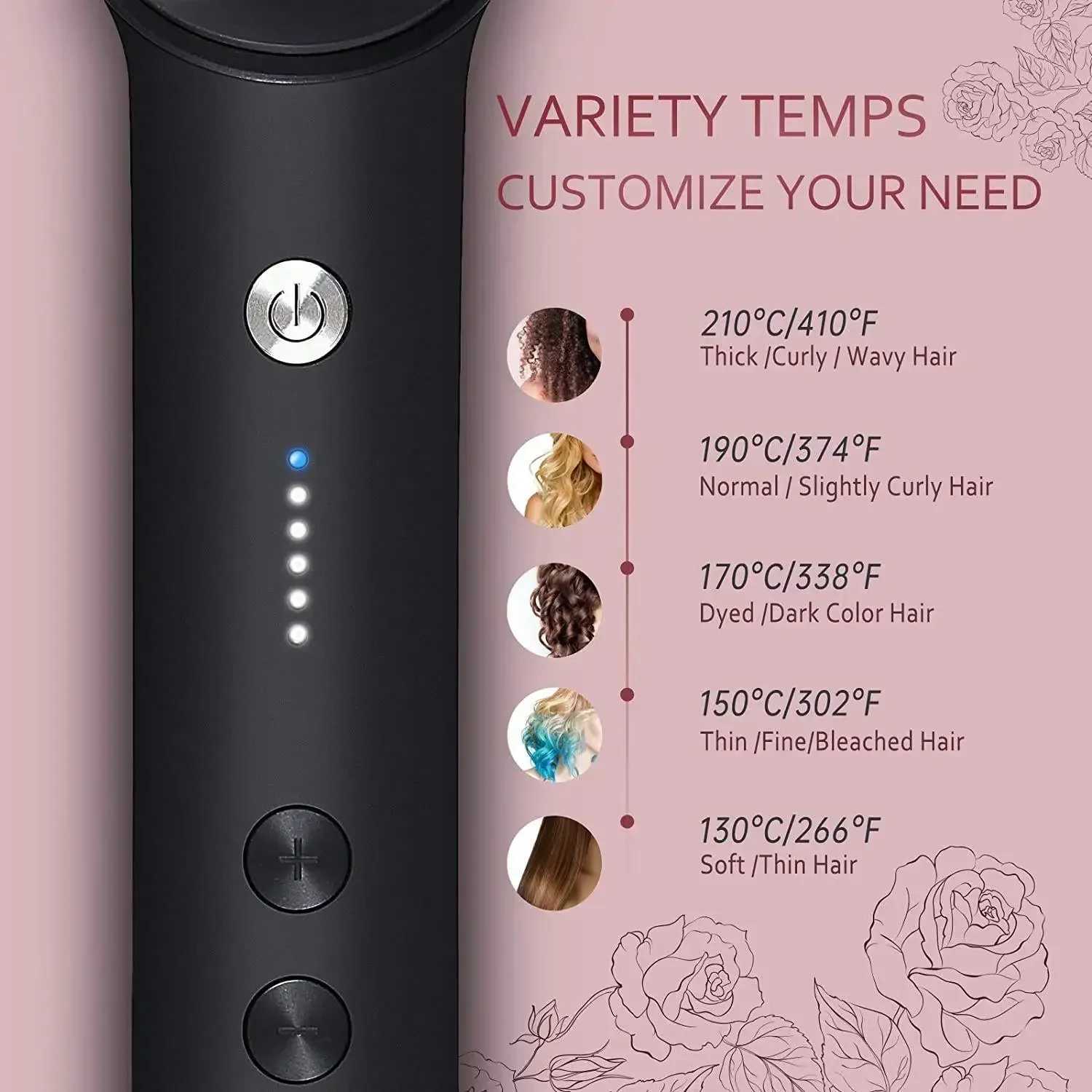 Mini straightener hot comb hot selling custom hairstyle tool straightening brush straightener CL240923