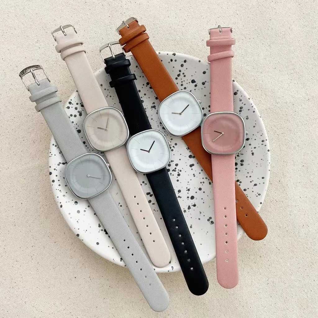 2024 Women Fashion Watch Casual Leather Belt Watches Simple Ladies Round Dial Quartz Wristwatches Dress Clock Reloj Mujer GiftX240923