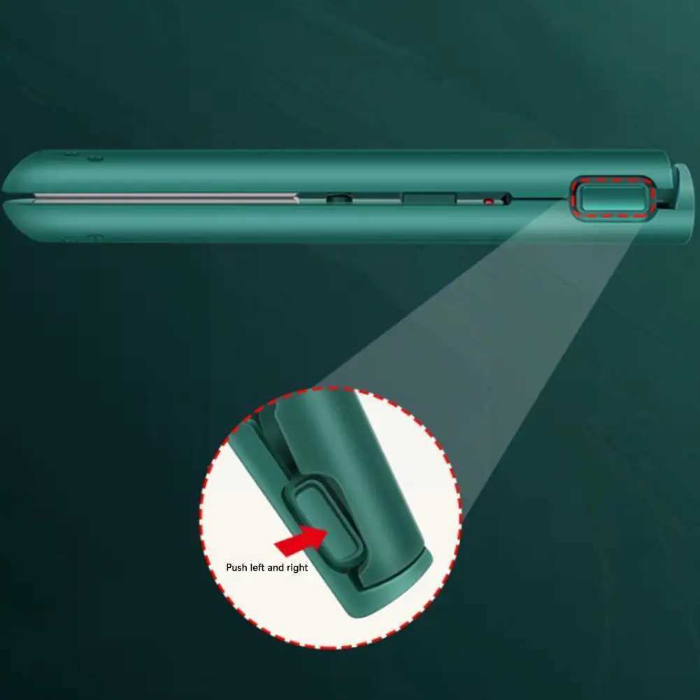 1 portable cordless mini curling iron straight tool USB charging curling iron curling iron CL240923