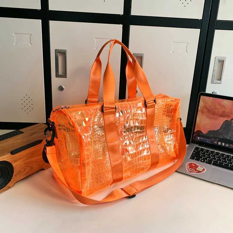 Duffle Bags Brazil Pvc Travel Bag for Ladies Large Capacity Men s Gym Sports Waterproof Weekend Outdoor Party 240923