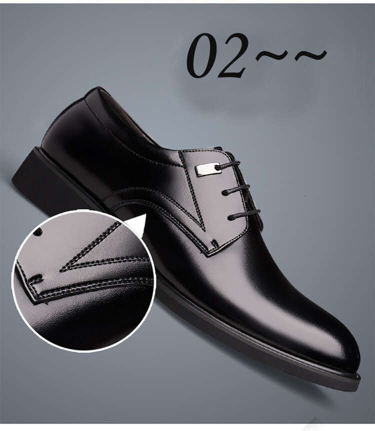 Height Increasing 6Cm Man Elevator Shoe High Heel Men Lifted Heeled Dress Shoes