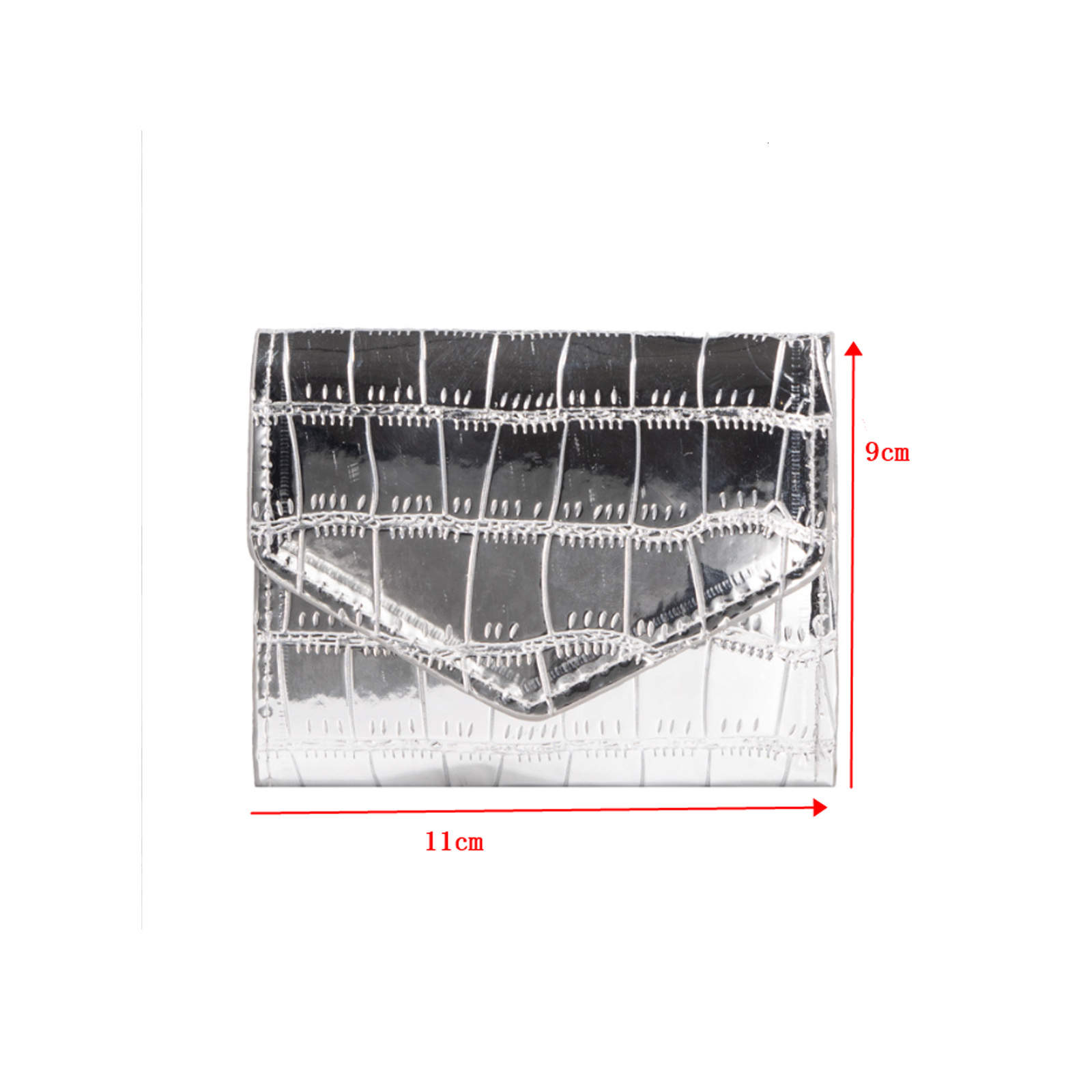 Short Purses trend for Women New Fashion Stone Pattern Laser Wallet High wallet Capacity Card Holders Coin Purse Mini Small Money Bag