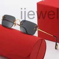 Designer Jewelrys Fashion Designer Sunglasses for Women Mens Carter Buffs Glasses Brand Design Sun Square Genuine Buffalo Horn Glasses Man Vintage Eyeglasses Riml