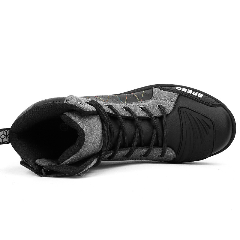 ddmytiger New Large Shoes Breathable, Waterproof, Increased Height Thick Bottom Wear resistant Motorcycle Travel Equipment C ddmythur
