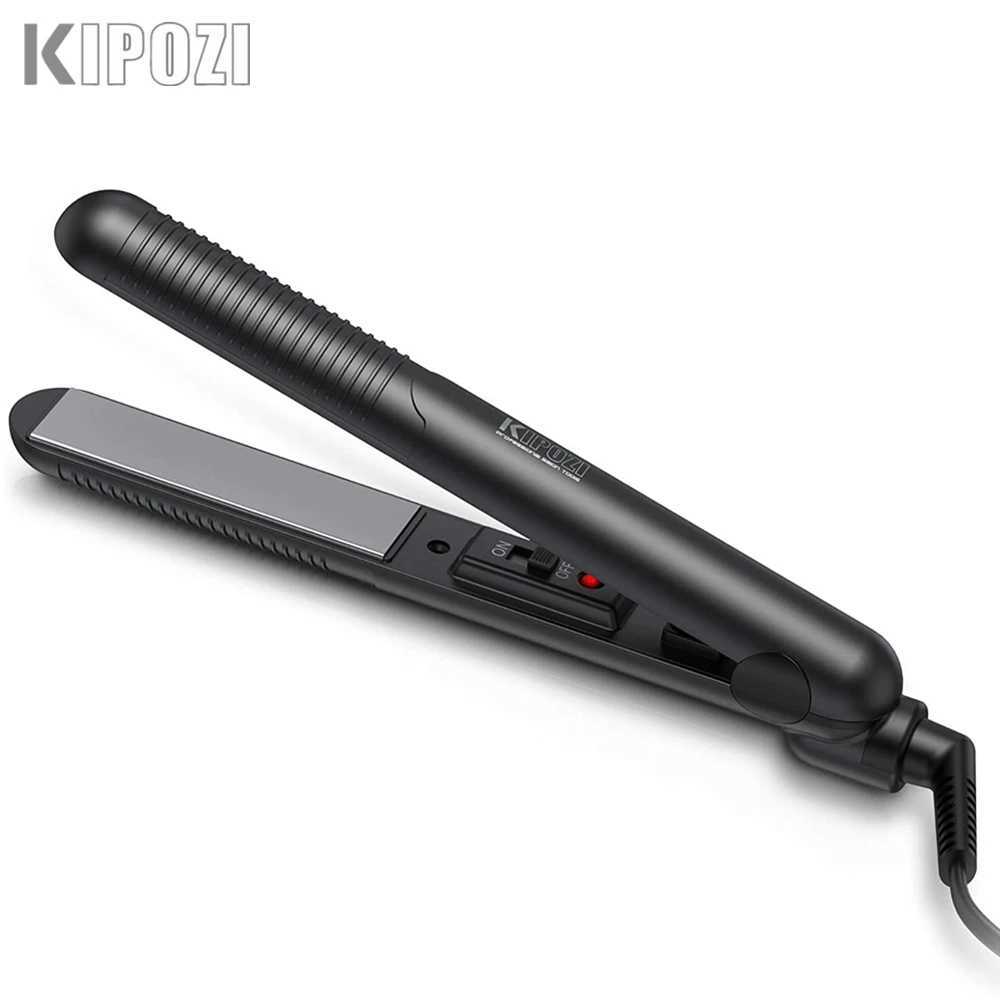 2024 KIPOZI Small Flat Iron for Short Hair Travel Size Ceramic Straightener Lightweight Portable Small Straightener CL240923
