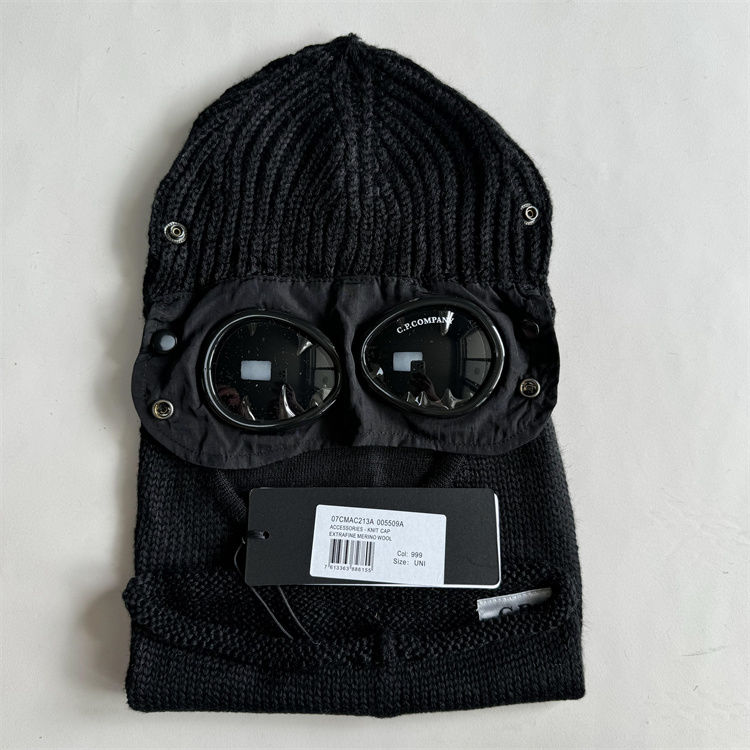 Black Goggles Beanie Fashion Designer bonnet Winter High quality Wool Knitted Hat bonnet Cap for Women and Men Perfect for Outdoor skiing Beanie