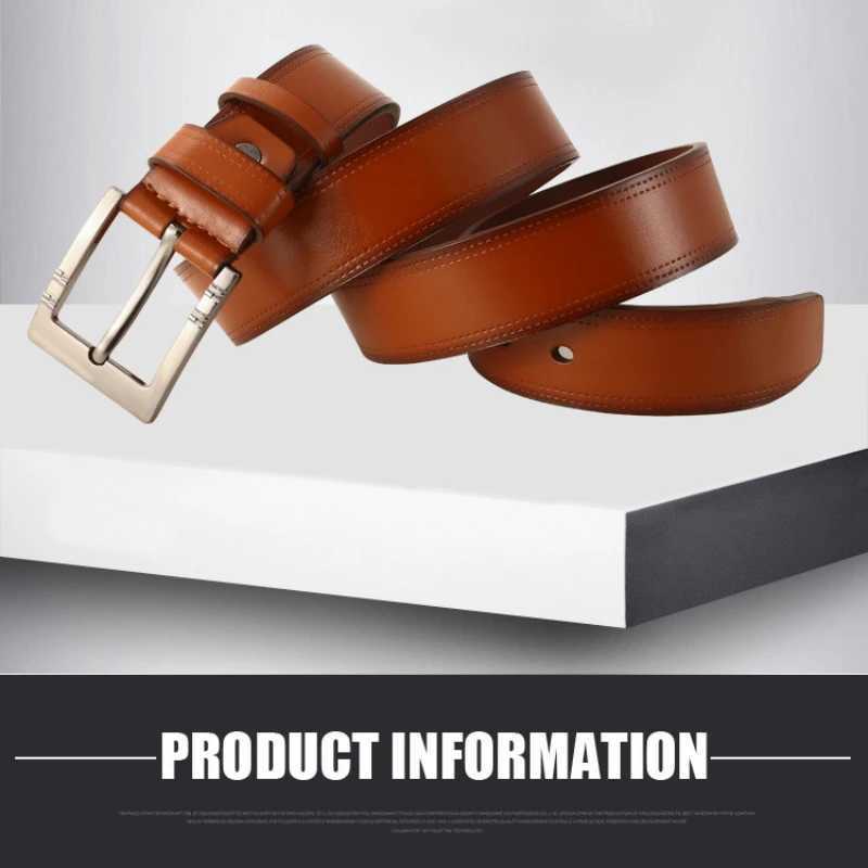 2024 New Mens Fashion Jeans Accessories Simple Outdoor Alloy Needle Buckle Belt Creative Japanese Buckle Mens Pants BeltX240923