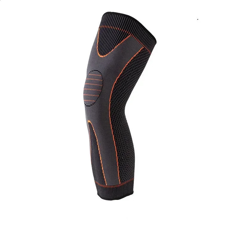 1PC Compression Knee Sleeve Braces Running Volleyball Tennis Sports Long Leg Sleeves Cover Leg Keep Warm Relief Pain Knee Braces 240923