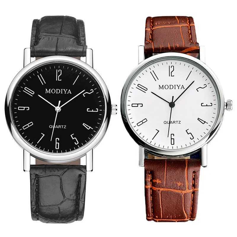 Luxury Mens Watches Business Wrist Watch Leather Strap Analog Watches Quartz Wristwatches Clock Men Women Casual Simple WatchX240923