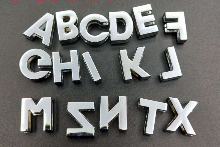 10mm 26 English all DIY name pet collar letters personality rhinestone charm