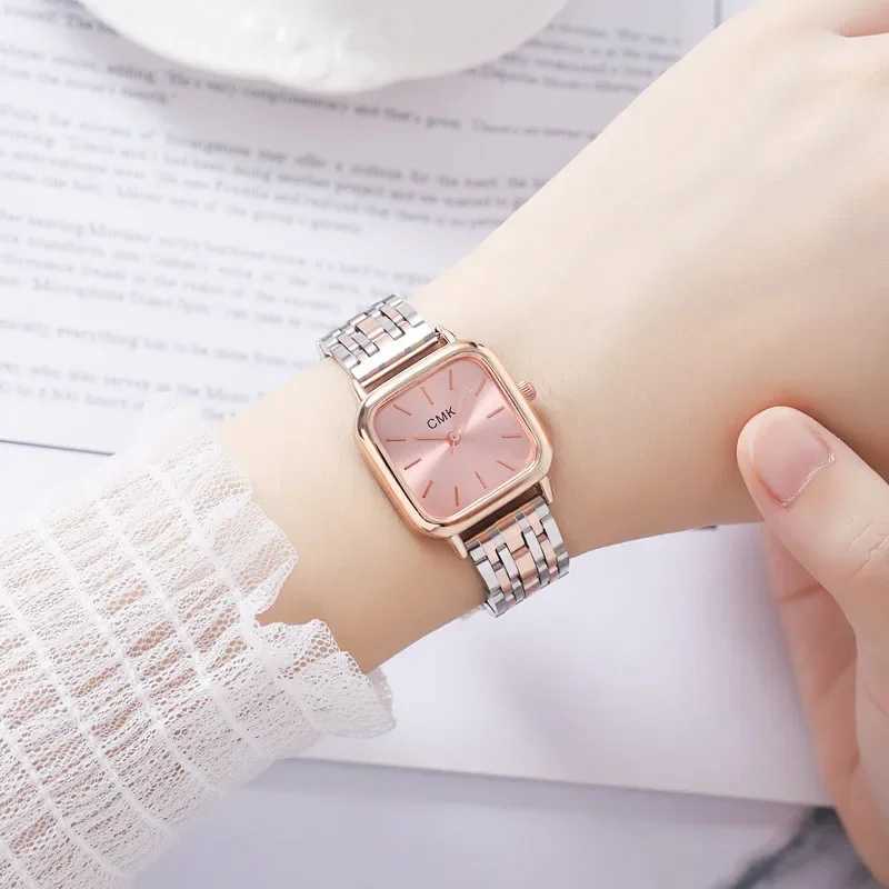 Casual Women Quartz Watch Classic Alloy Strap Wristwatch Square Ladies Watches Simple Clock Gift Relogio Feminino Reloj MujerX240923