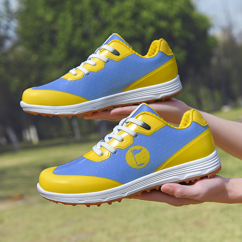 ddmytiger Hot selling waterproof anti slip couple color changing golf shoes, wear-resistant men's and women's casual sports shoes C ddmythur