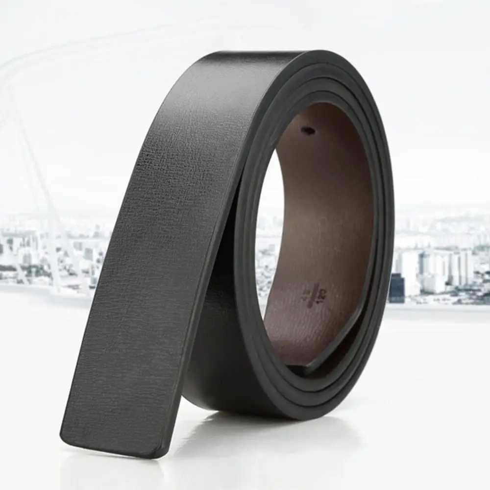 Luxury Brand Designer Replacement Belts for Men Women Male Strap Genuine Leather Waistband No Buckle Belt 3.3cm BeltsX240923