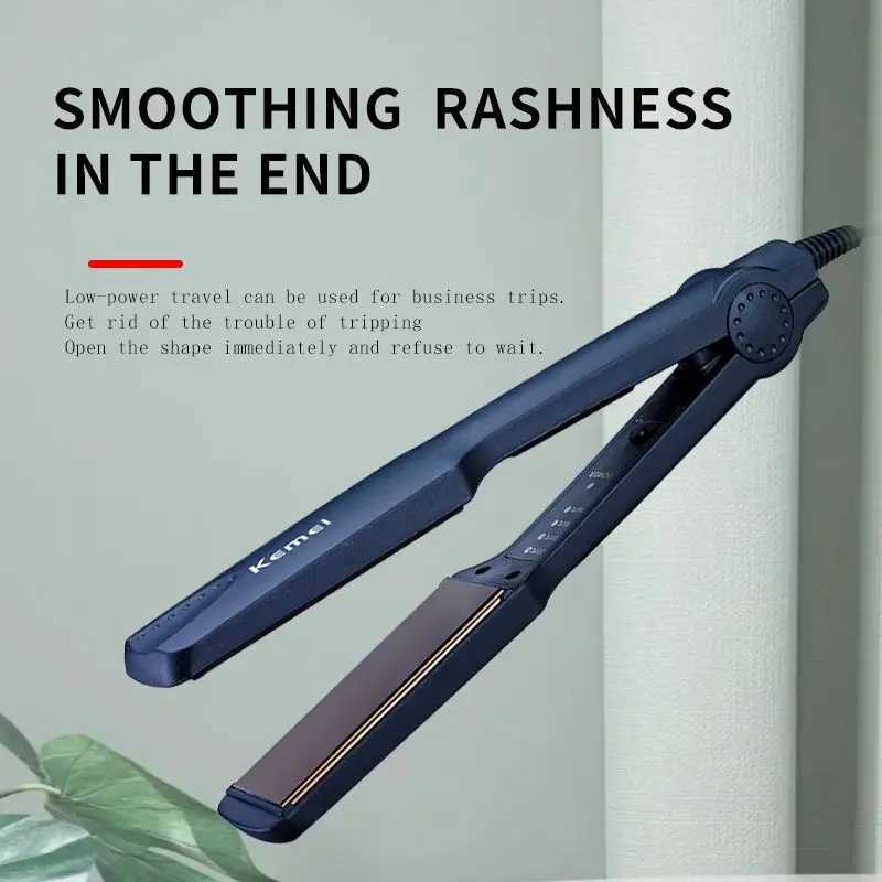 Kemei straightener professional styling tool flat iron negative ion straightener womens straight hair care KM-329 CL240923