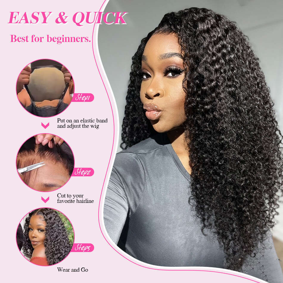 250% Loose Deep Wigs Brazilian 30 Inch Water Wave 4x4 5x5 Lace Closure Curly Glueless Wig 100% Human Hair Ready To Wear