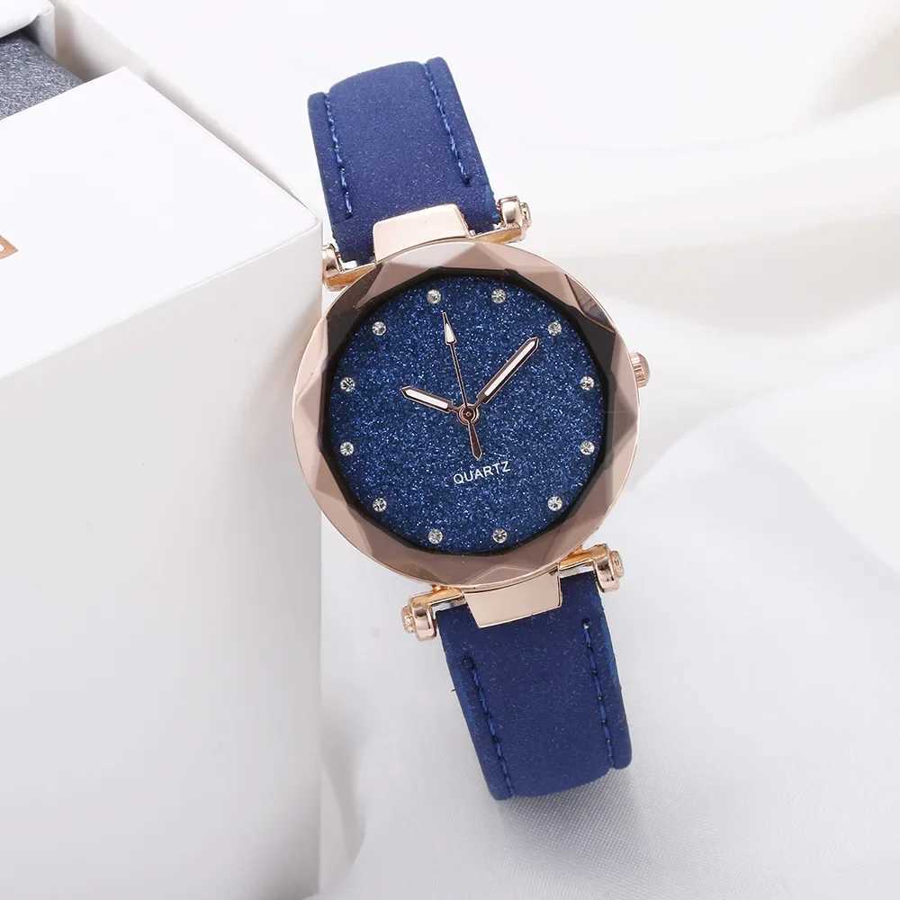 Top Starry Sky Style Fashion Womens Watches Luxury Diamond Leather Band Quartz WristWatch Ladies Watch Women Clock Reloj MujerX240923