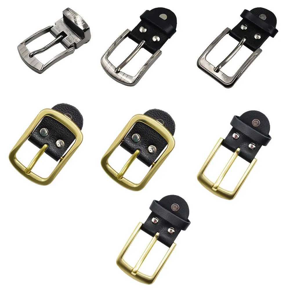 2022 New 2.5/3.5/4 cm Genuine Leather Belt Buckle Zinc Alloy Buckle Belt Head Men Fashion Accessories Home SuppliesX240923