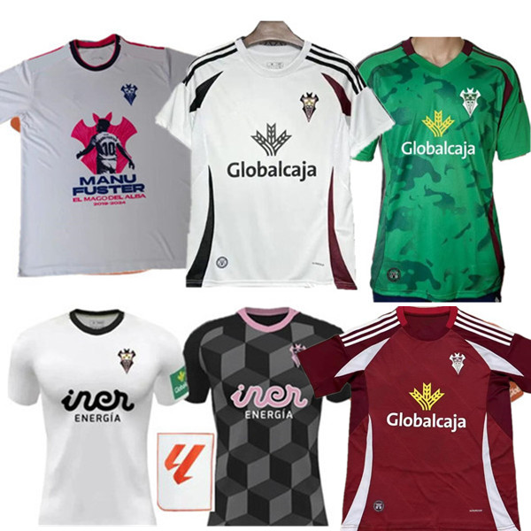 2024 2025 Albacete Balompie soccer jerseys home away third 24 25 Manu Fuster Jonathan Dubasin Fran alvarez Flavien Boyomo Riki Rodriguez football shirts