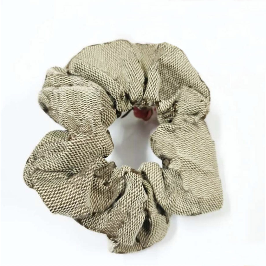 Vintage Style Women Printing Hair Rubber Elastic HairRope Ponytail Holder Colours Large Intestine Hair Accessorie Jewelry