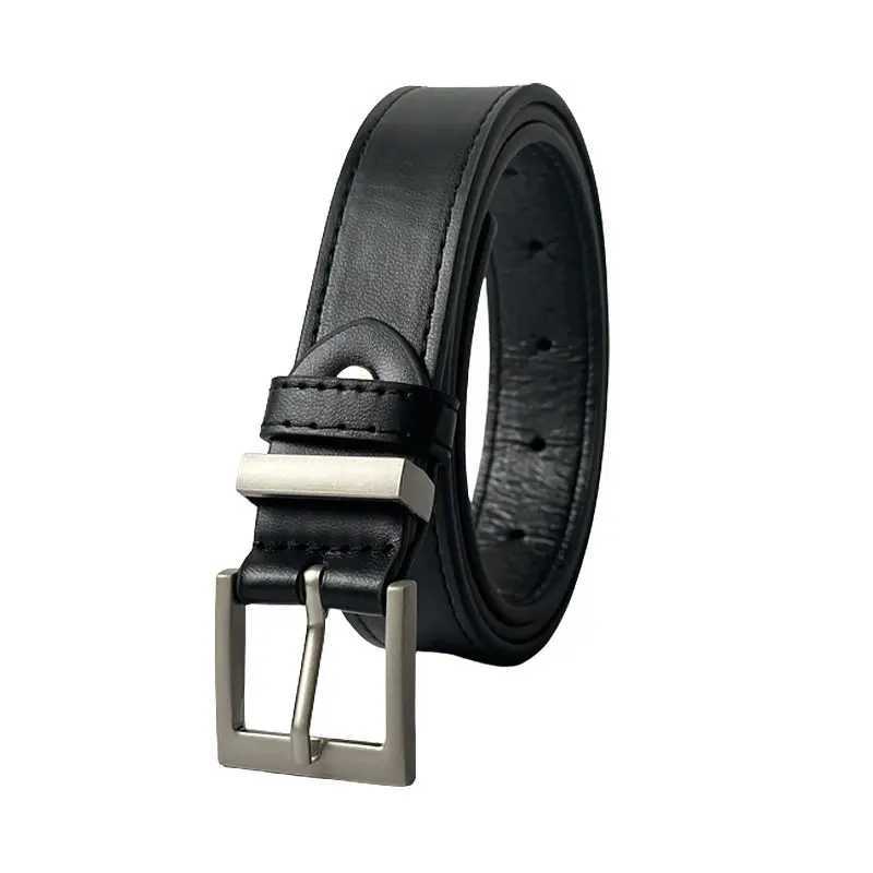 mens belt simple trend fashion commuter Hong Kong style pants belt male Korean version of the student personality pants beltX240923