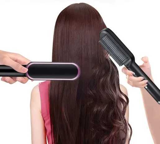 Mini straight hair hot comb trend custom hairstyle tool straight hair brush straight hair comb CL240923