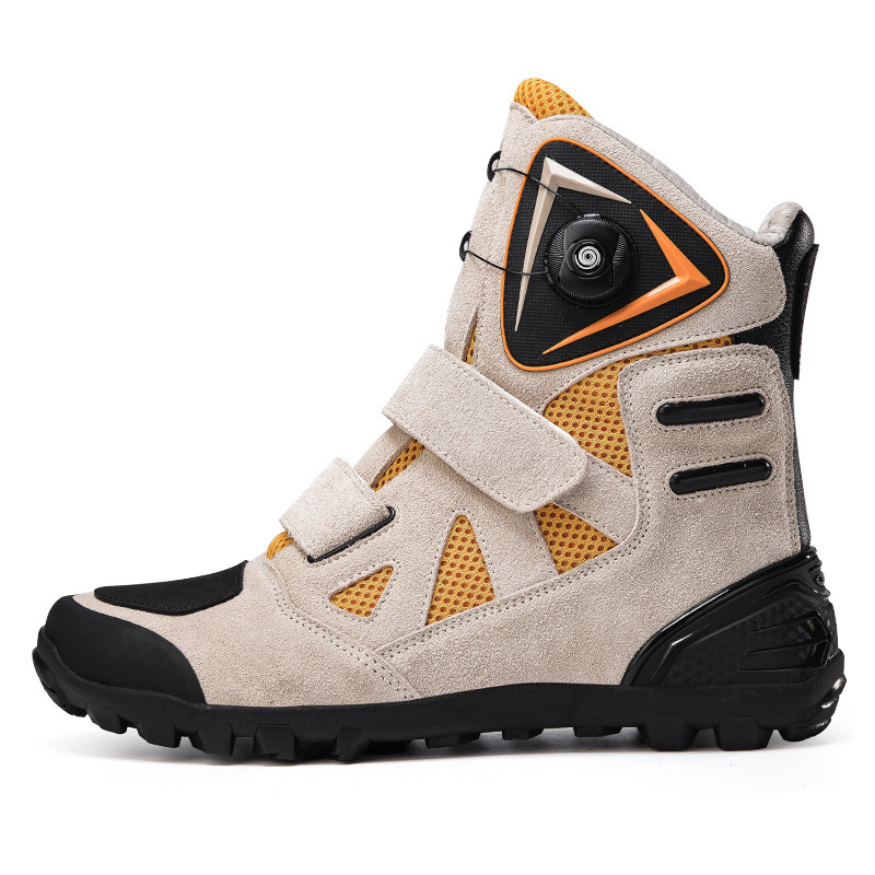 ddmytiger Men's new fashionable casual outdoor riding motorcycle shoes, high elasticity and shock-absorbing rubber sole C ddmythur