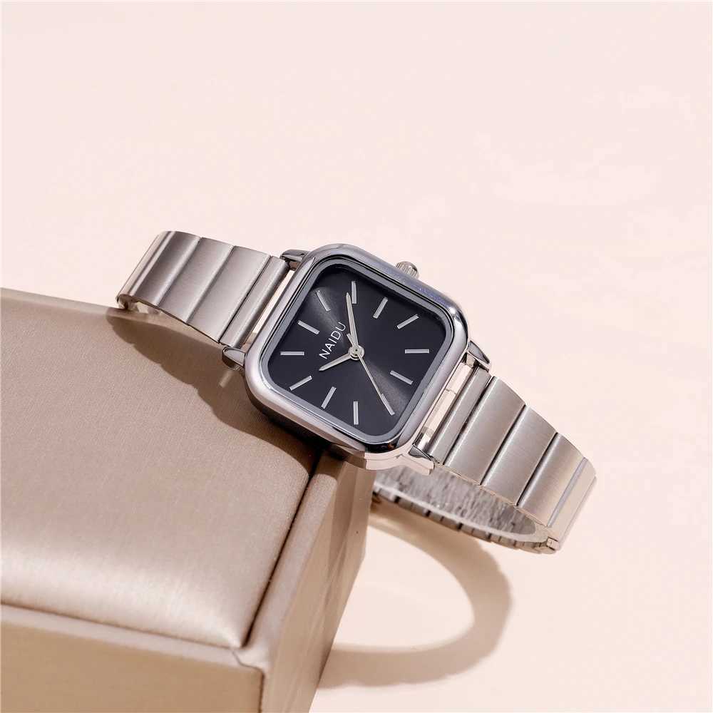 high quality women steel band quartz dress watchX240923